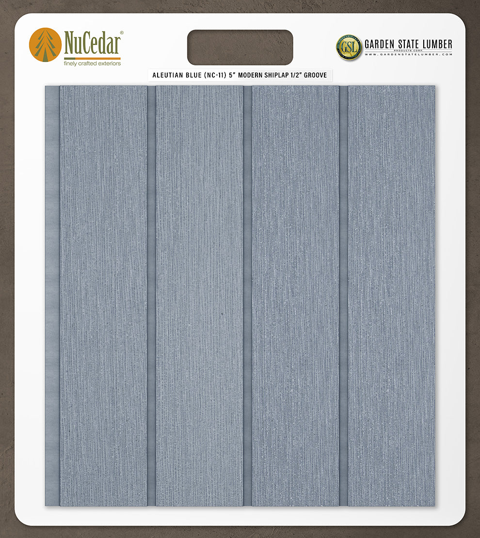5″ RoughSawn T&G Modern Shiplap Strips - 2' x 2' Display