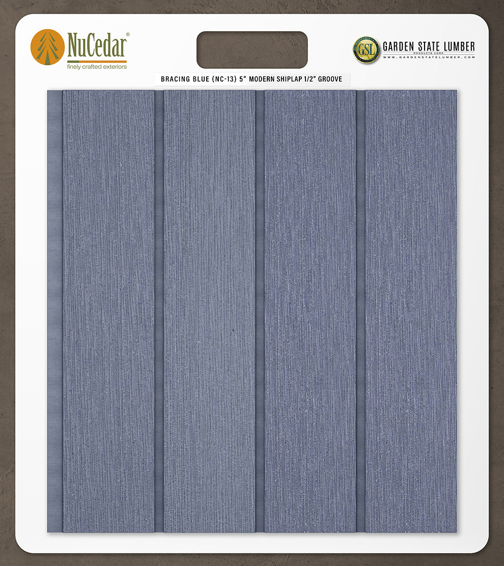 5″ RoughSawn T&G Modern Shiplap Strips - 2' x 2' Display