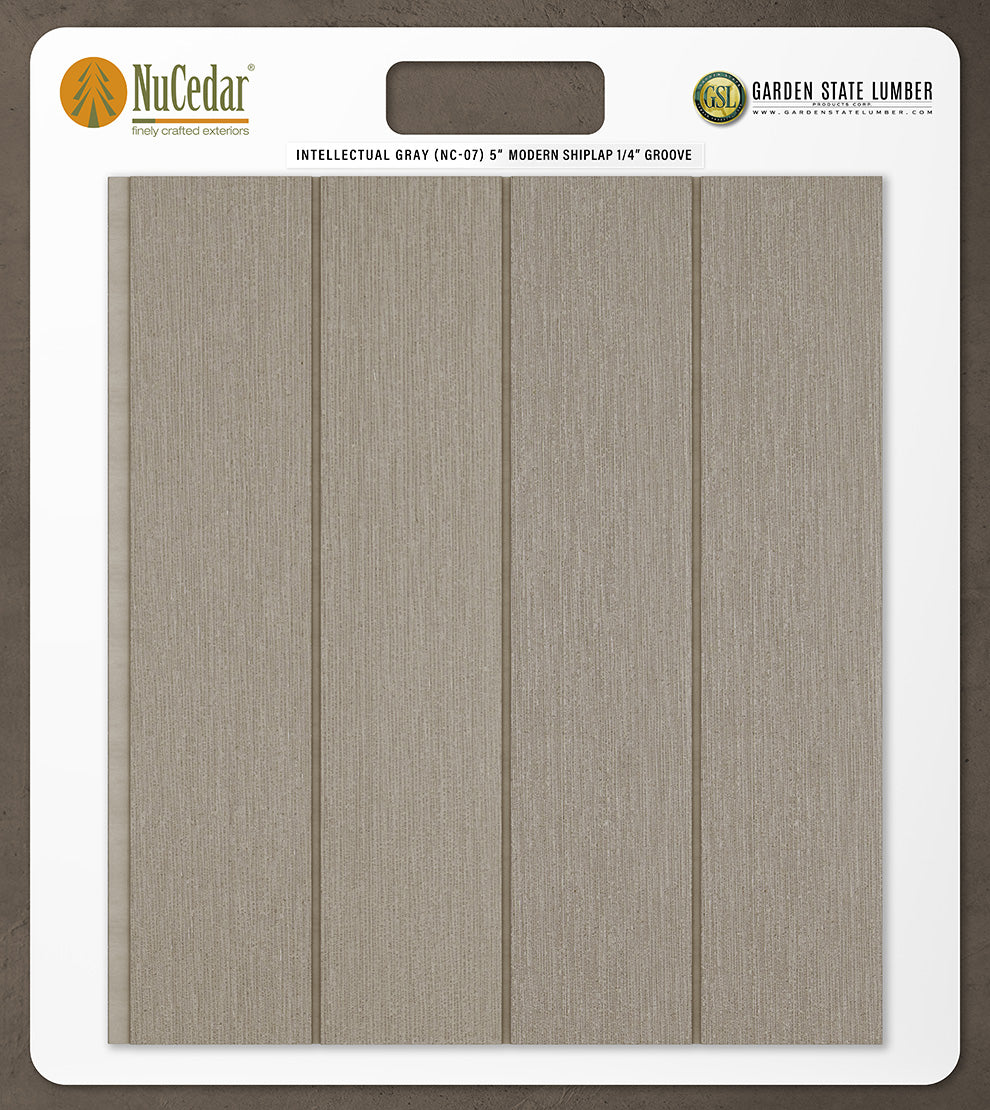 5″ RoughSawn T&G Modern Shiplap Strips - 2' x 2' Display