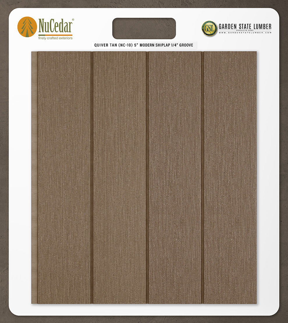 5″ RoughSawn T&G Modern Shiplap Strips - 2' x 2' Display