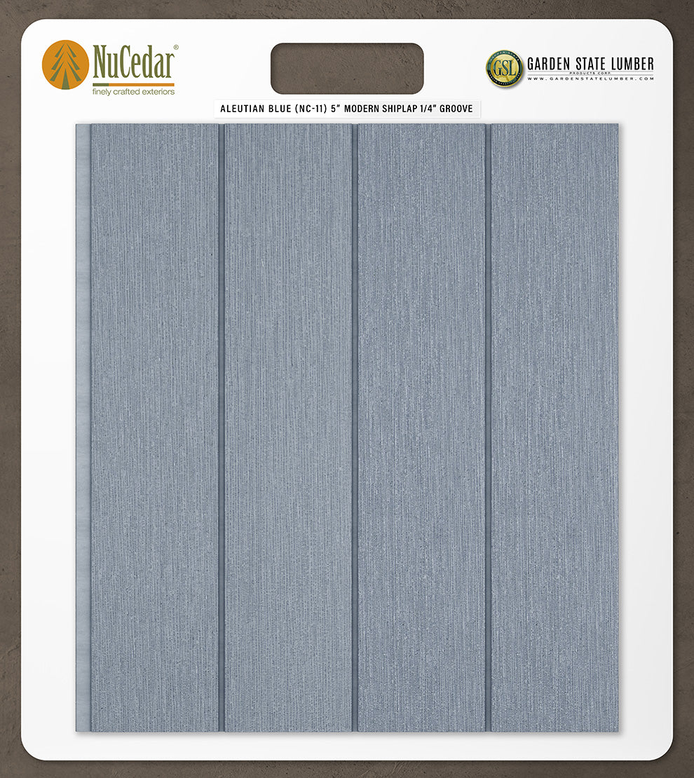 5″ RoughSawn T&G Modern Shiplap Strips - 2' x 2' Display