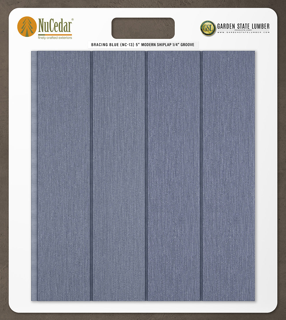 5″ RoughSawn T&G Modern Shiplap Strips - 2' x 2' Display