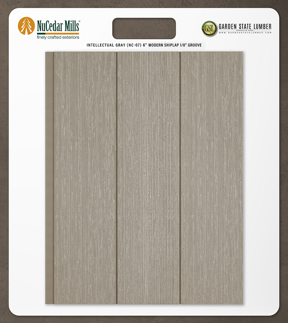 6″ RoughSawn T&G Modern Shiplap Strips - 2' x 2' Display