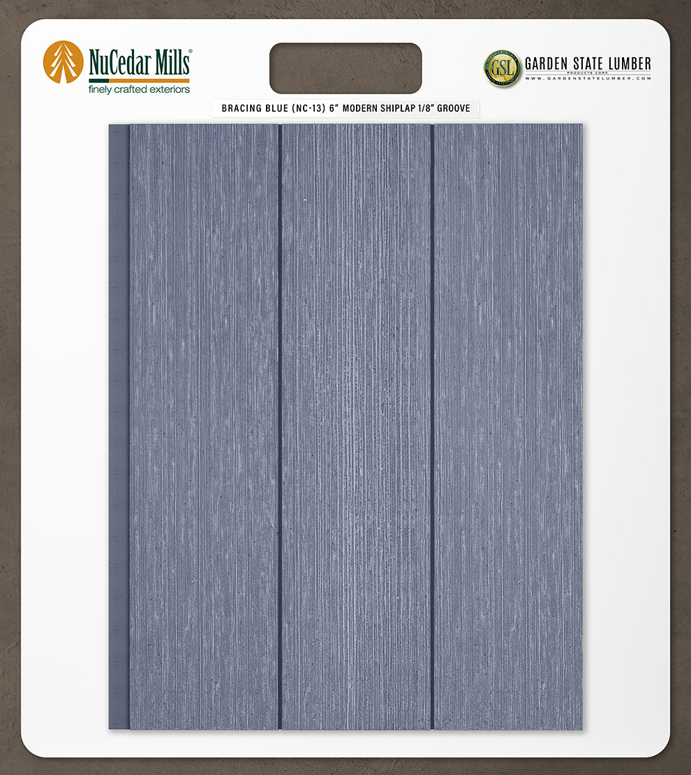 6″ RoughSawn T&G Modern Shiplap Strips - 2' x 2' Display