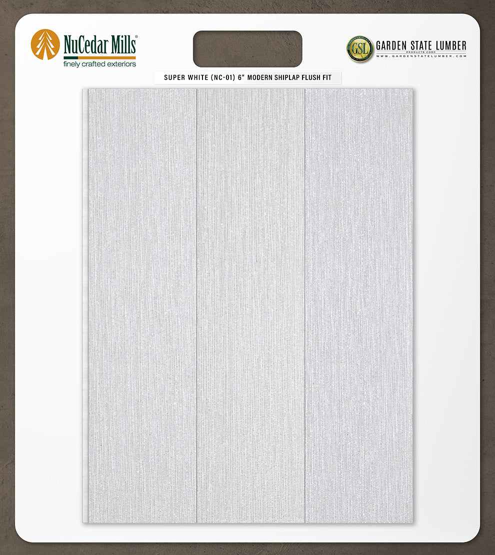 6″ RoughSawn T&G Modern Shiplap Strips - 2' x 2' Display