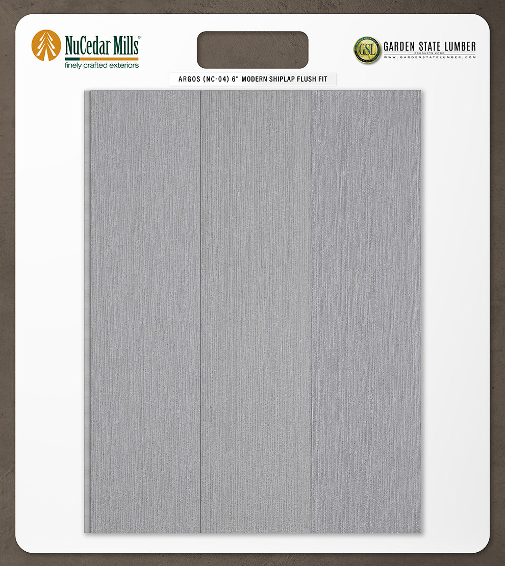 6″ RoughSawn T&G Modern Shiplap Strips - 2' x 2' Display