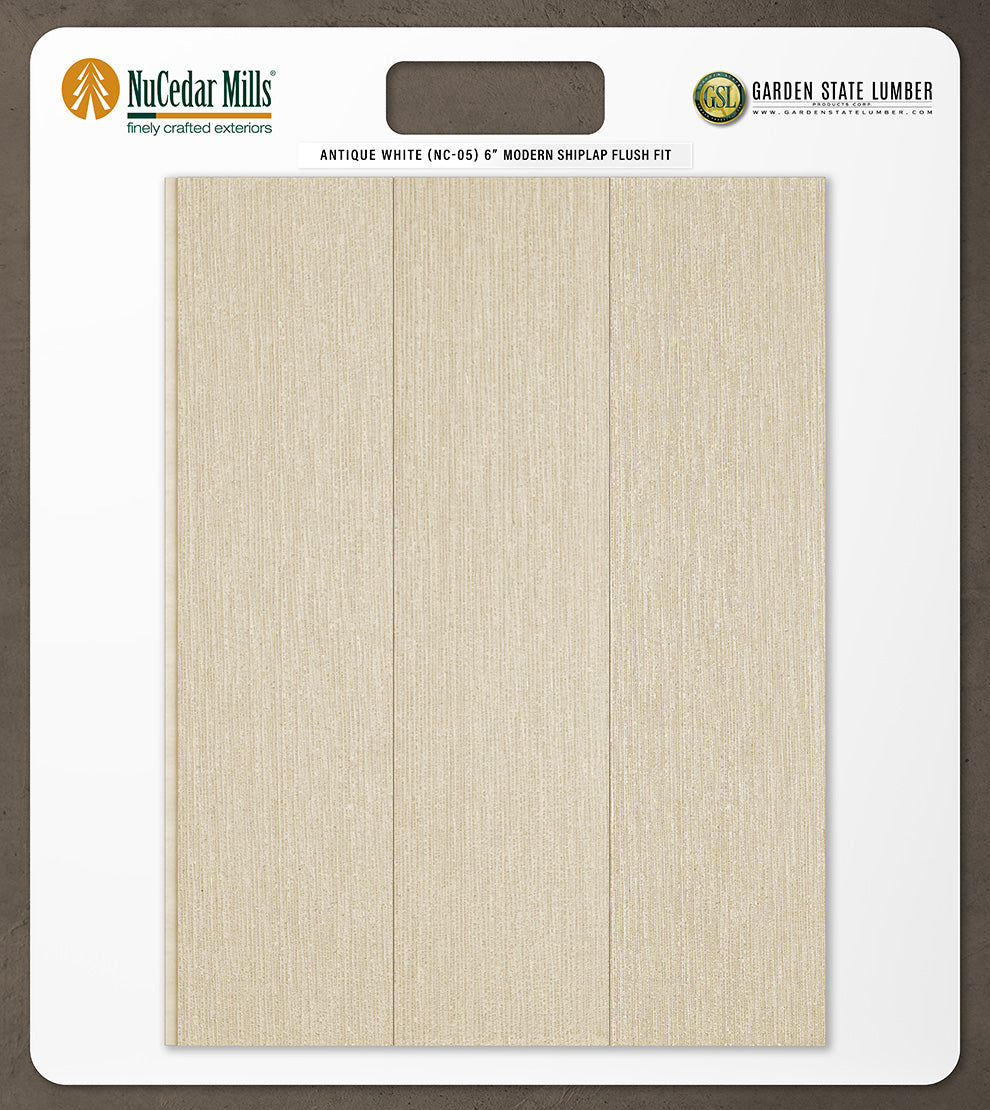 6″ RoughSawn T&G Modern Shiplap Strips - 2' x 2' Display