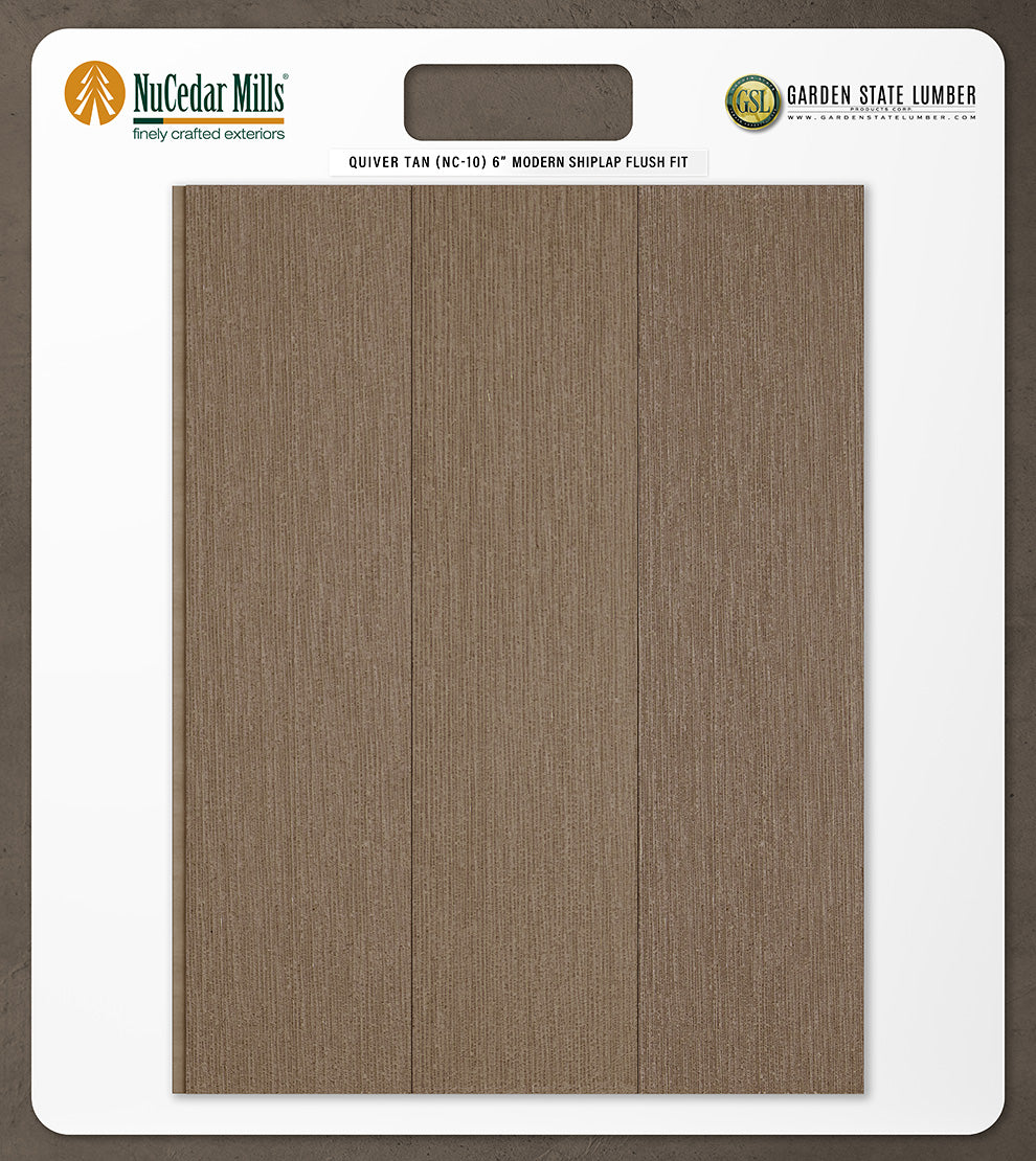 6″ RoughSawn T&G Modern Shiplap Strips - 2' x 2' Display