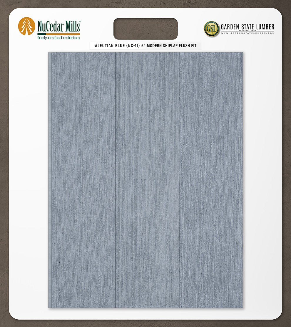 6″ RoughSawn T&G Modern Shiplap Strips - 2' x 2' Display