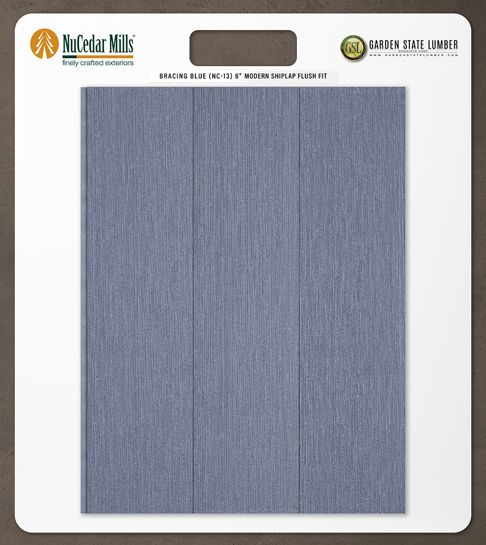 6″ RoughSawn T&G Modern Shiplap Strips - 2' x 2' Display