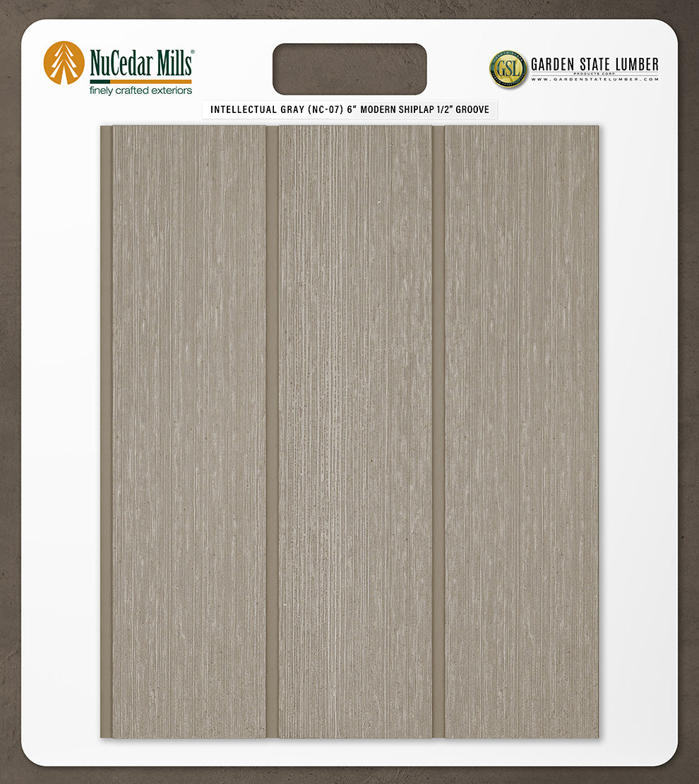 6″ RoughSawn T&G Modern Shiplap Strips - 2' x 2' Display