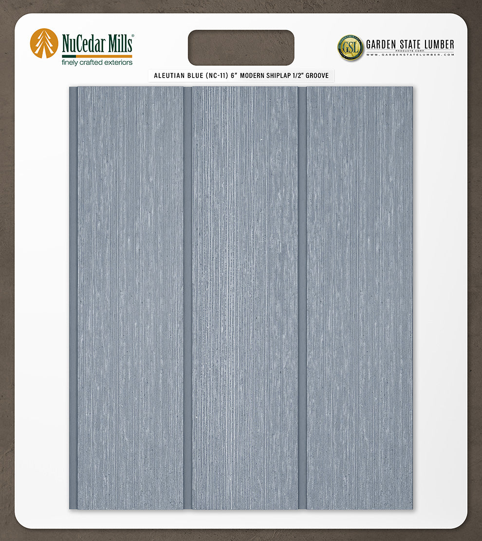 6″ RoughSawn T&G Modern Shiplap Strips - 2' x 2' Display
