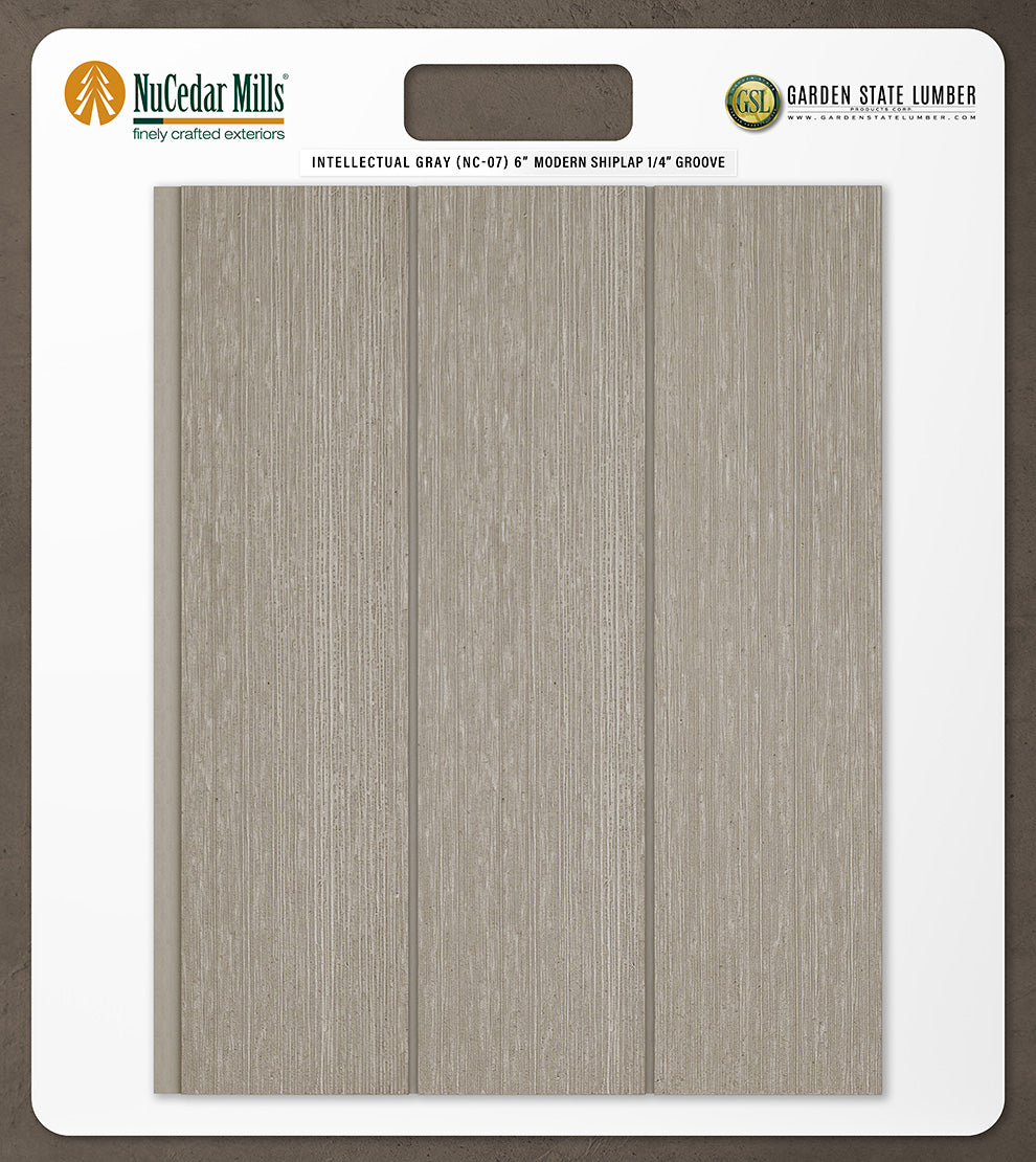 6″ RoughSawn T&G Modern Shiplap Strips - 2' x 2' Display