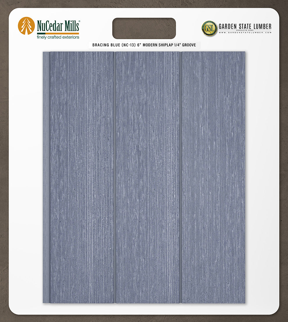 6″ RoughSawn T&G Modern Shiplap Strips - 2' x 2' Display