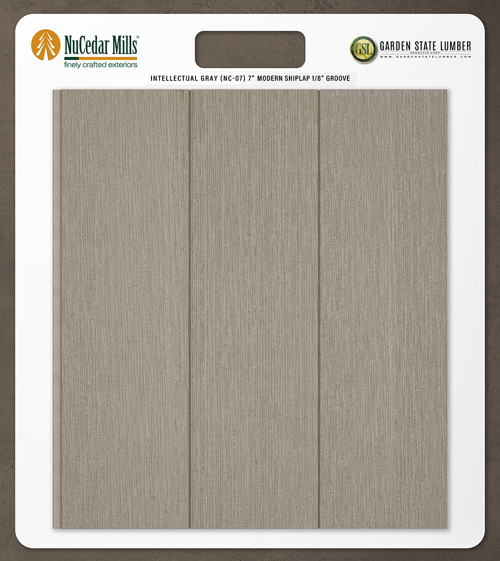 7″ RoughSawn T&G Modern Shiplap Strips - 2' x 2' Display