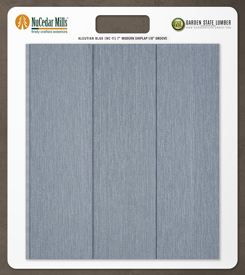 7″ RoughSawn T&G Modern Shiplap Strips - 2' x 2' Display