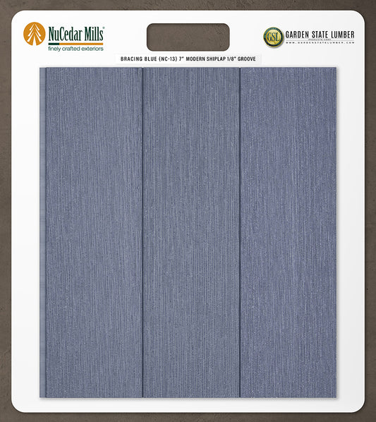 7″ RoughSawn T&G Modern Shiplap Strips - 2' x 2' Display