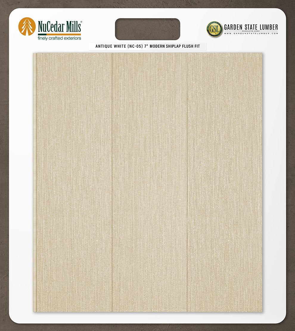 7″ RoughSawn T&G Modern Shiplap Strips - 2' x 2' Display