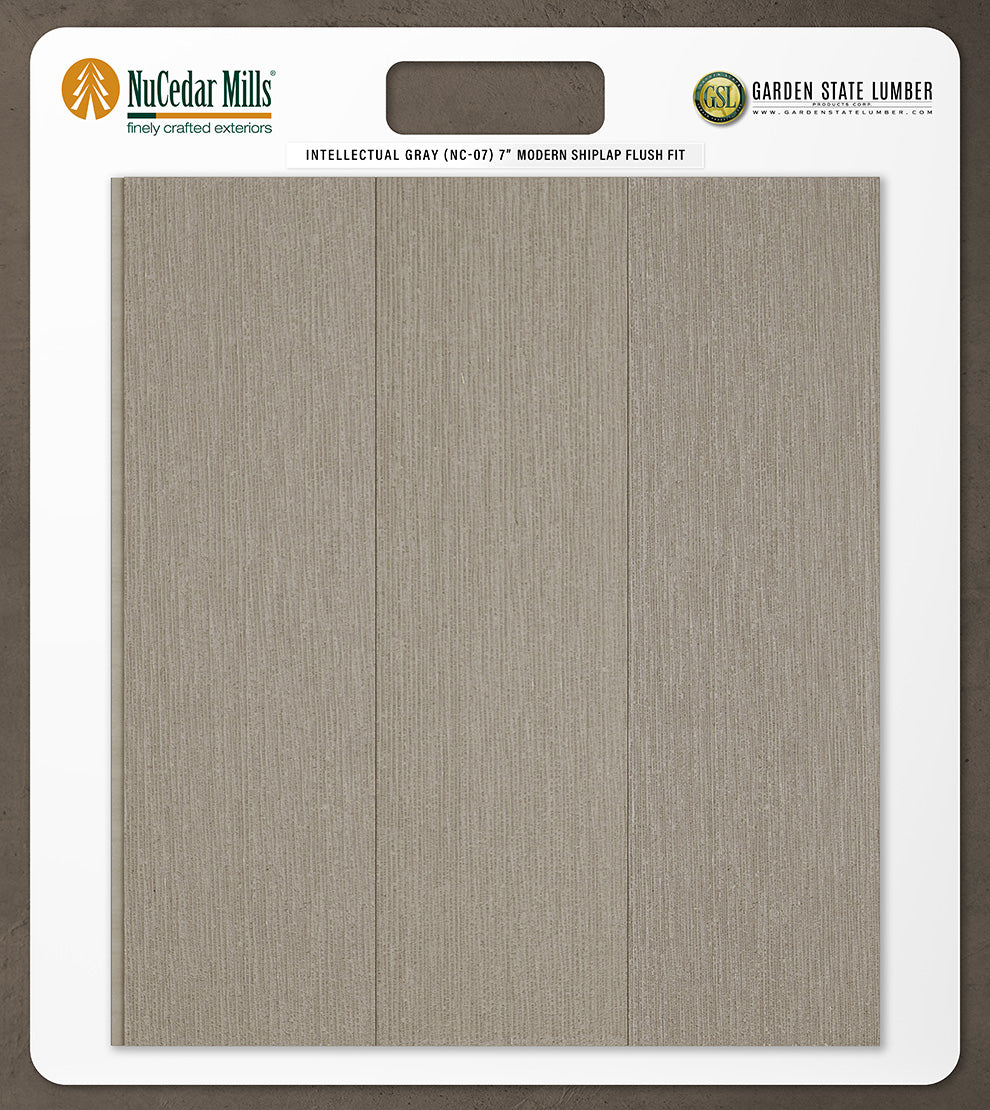 7″ RoughSawn T&G Modern Shiplap Strips - 2' x 2' Display