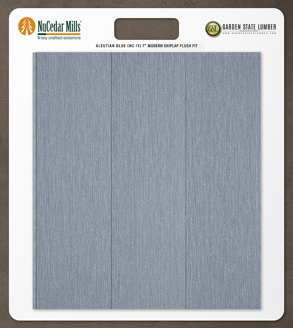 7″ RoughSawn T&G Modern Shiplap Strips - 2' x 2' Display