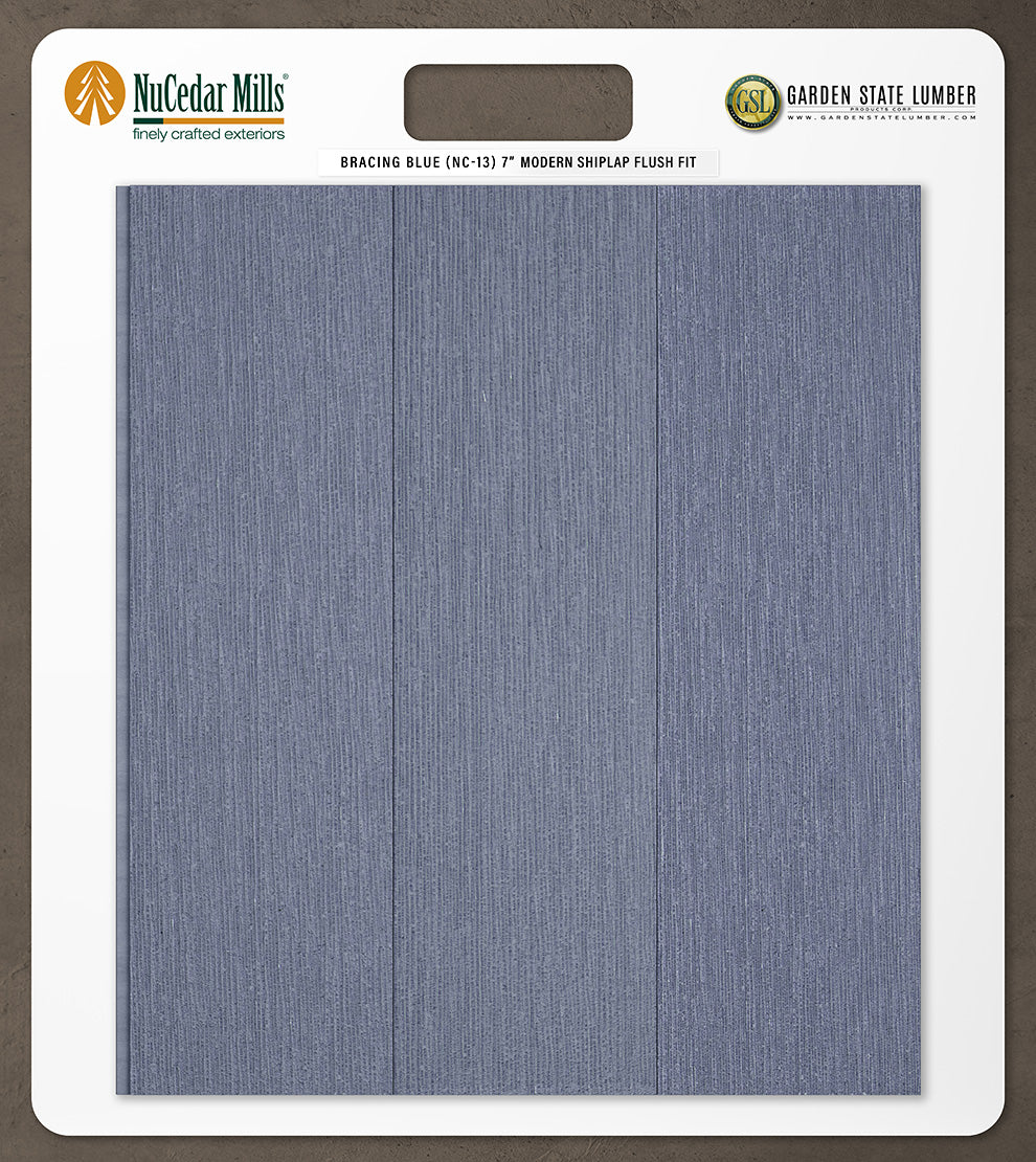 7″ RoughSawn T&G Modern Shiplap Strips - 2' x 2' Display