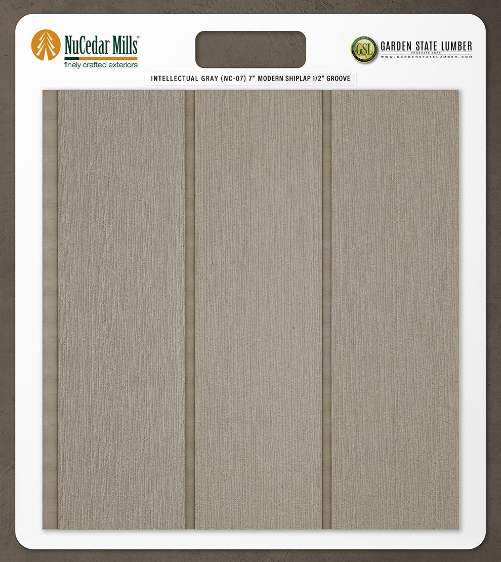 7″ RoughSawn T&G Modern Shiplap Strips - 2' x 2' Display