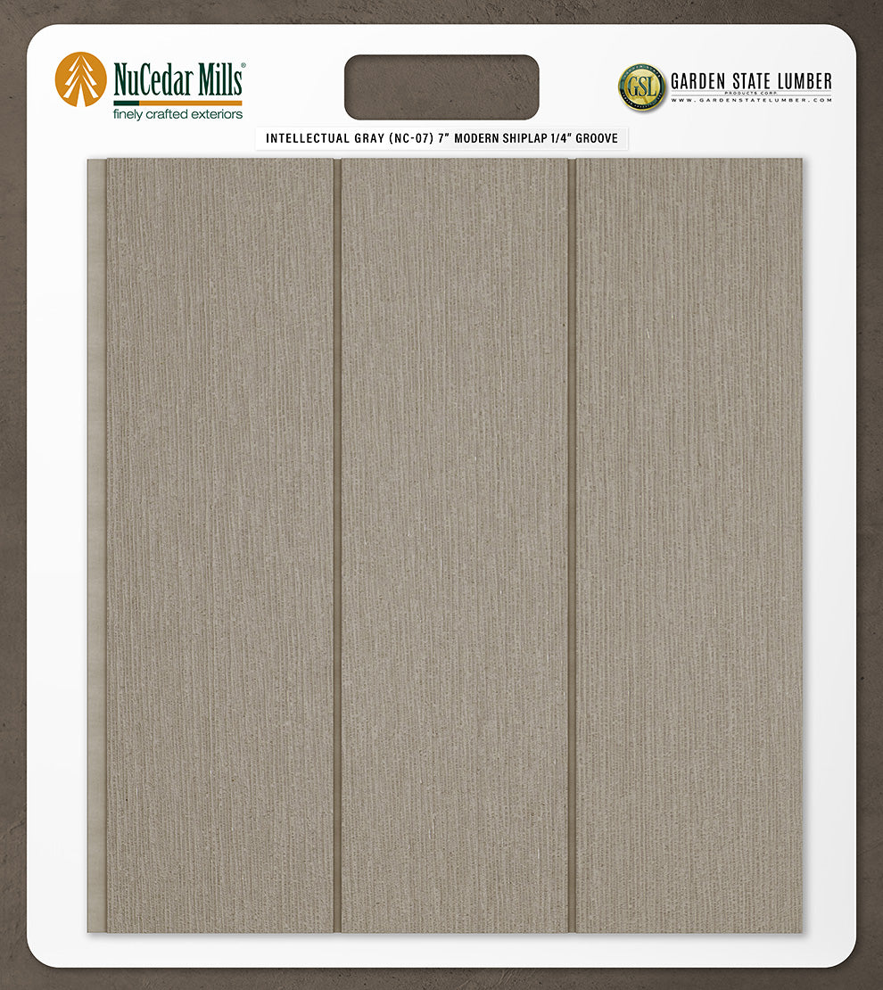7″ RoughSawn T&G Modern Shiplap Strips - 2' x 2' Display