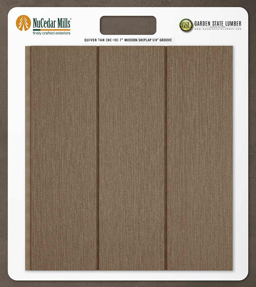 7″ RoughSawn T&G Modern Shiplap Strips - 2' x 2' Display