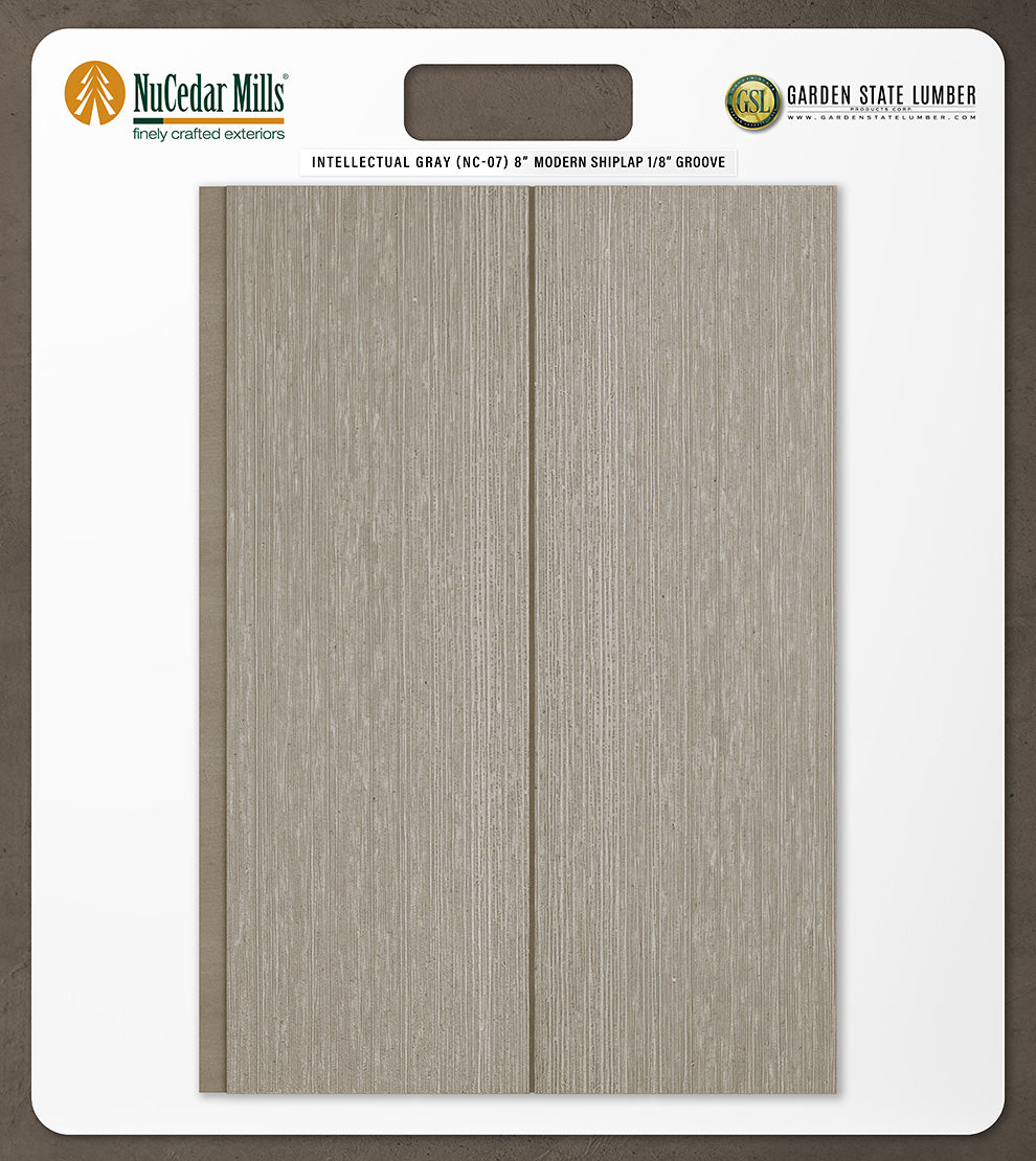 8″ RoughSawn T&G Modern Shiplap Strips - 2' x 2' Display