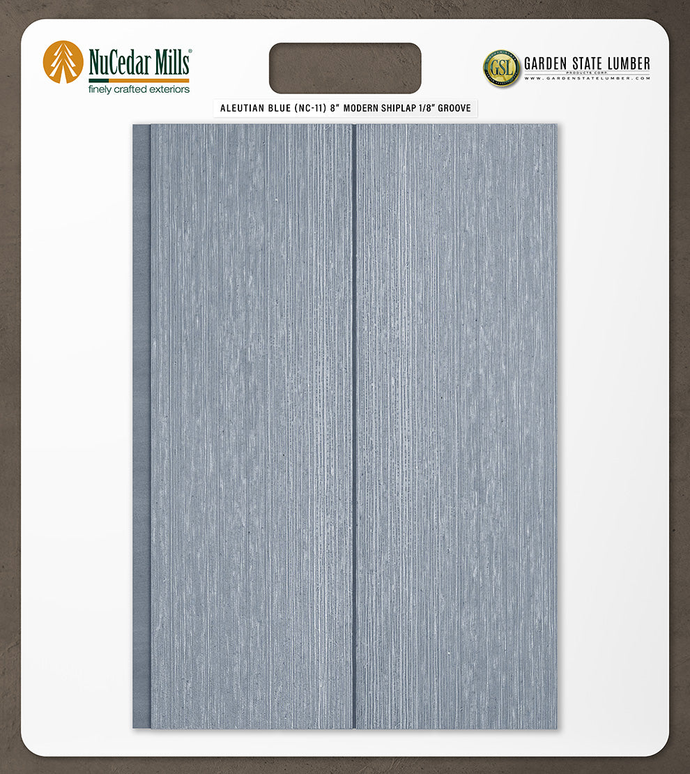 8″ RoughSawn T&G Modern Shiplap Strips - 2' x 2' Display
