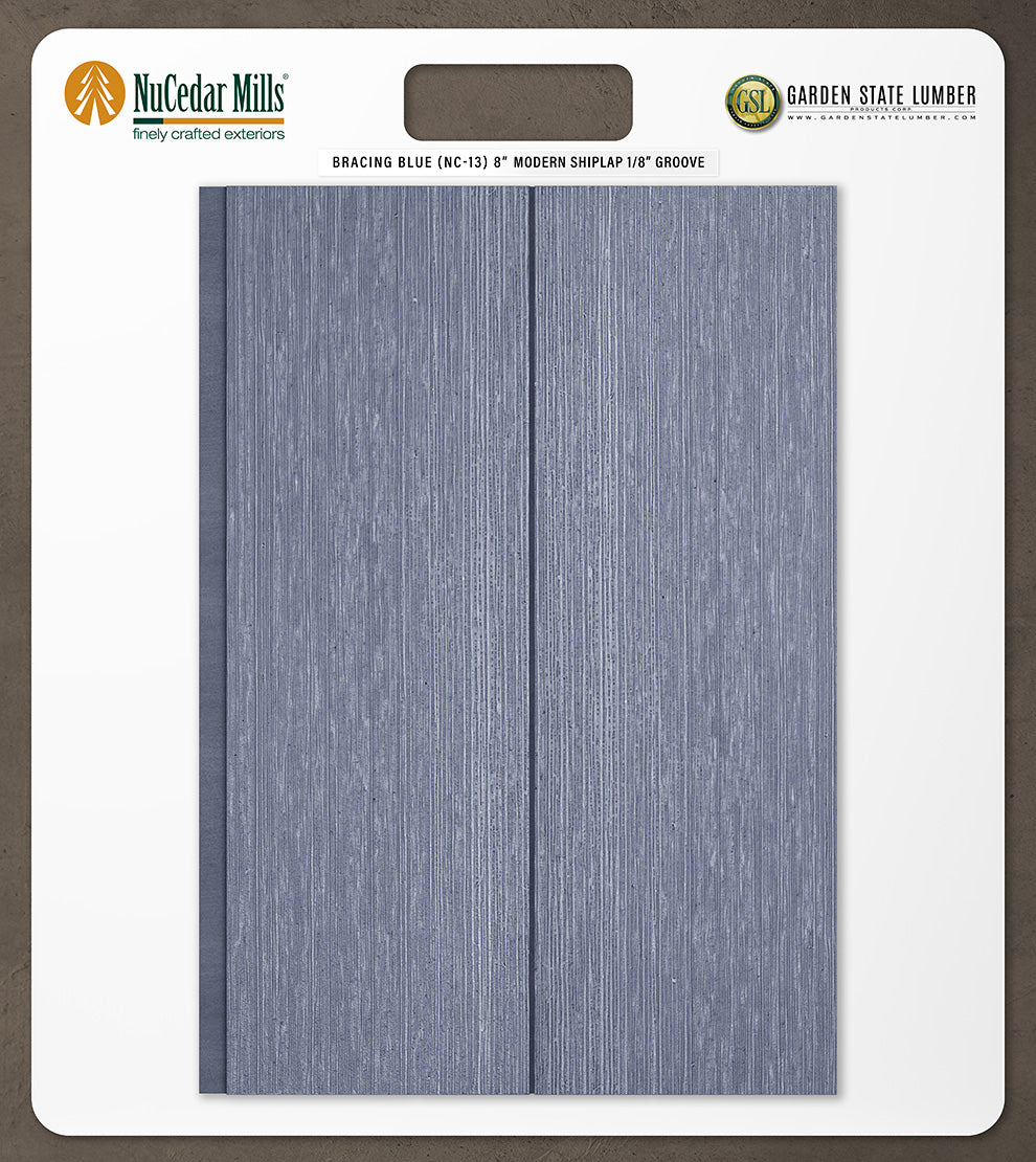 8″ RoughSawn T&G Modern Shiplap Strips - 2' x 2' Display