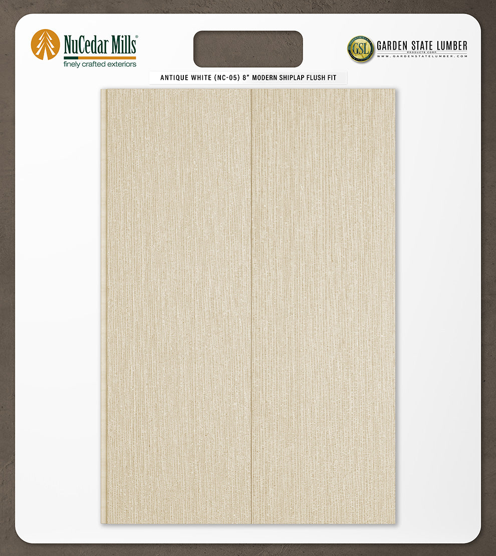 8″ RoughSawn T&G Modern Shiplap Strips - 2' x 2' Display