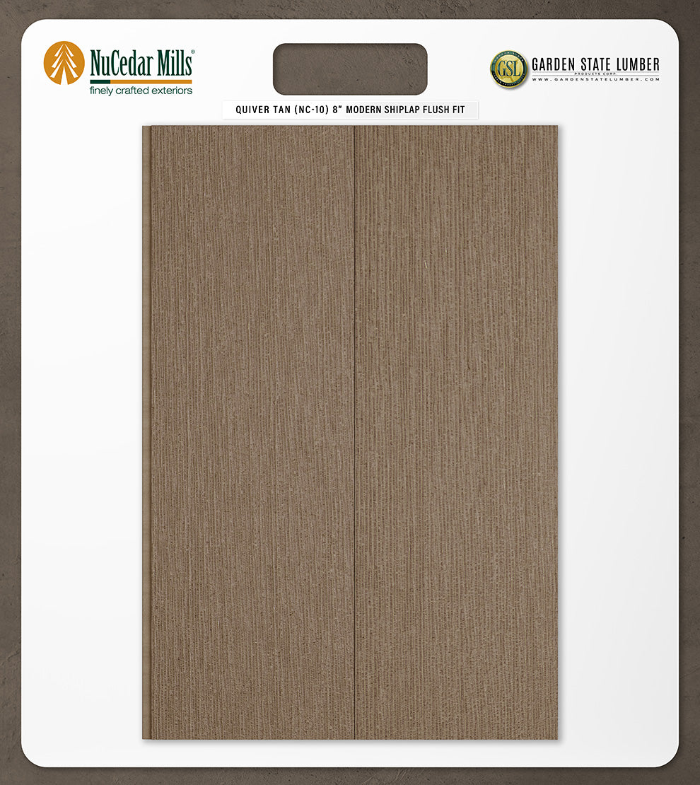 8″ RoughSawn T&G Modern Shiplap Strips - 2' x 2' Display