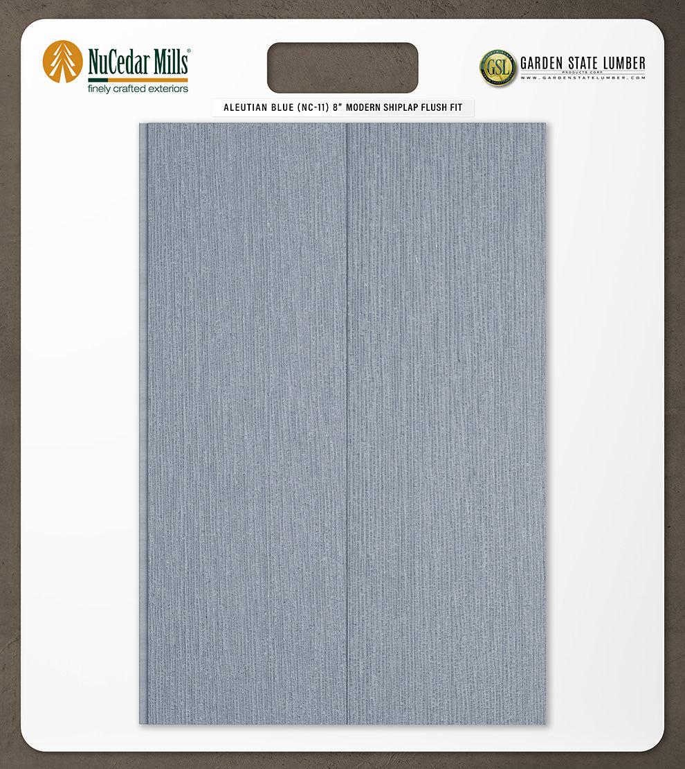 8″ RoughSawn T&G Modern Shiplap Strips - 2' x 2' Display