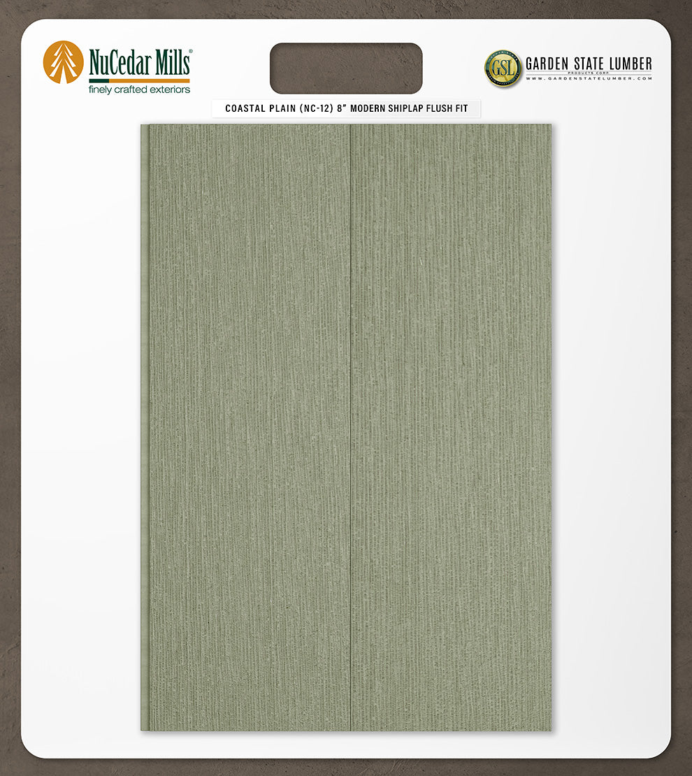 8″ RoughSawn T&G Modern Shiplap Strips - 2' x 2' Display