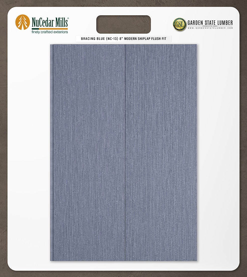 8″ RoughSawn T&G Modern Shiplap Strips - 2' x 2' Display