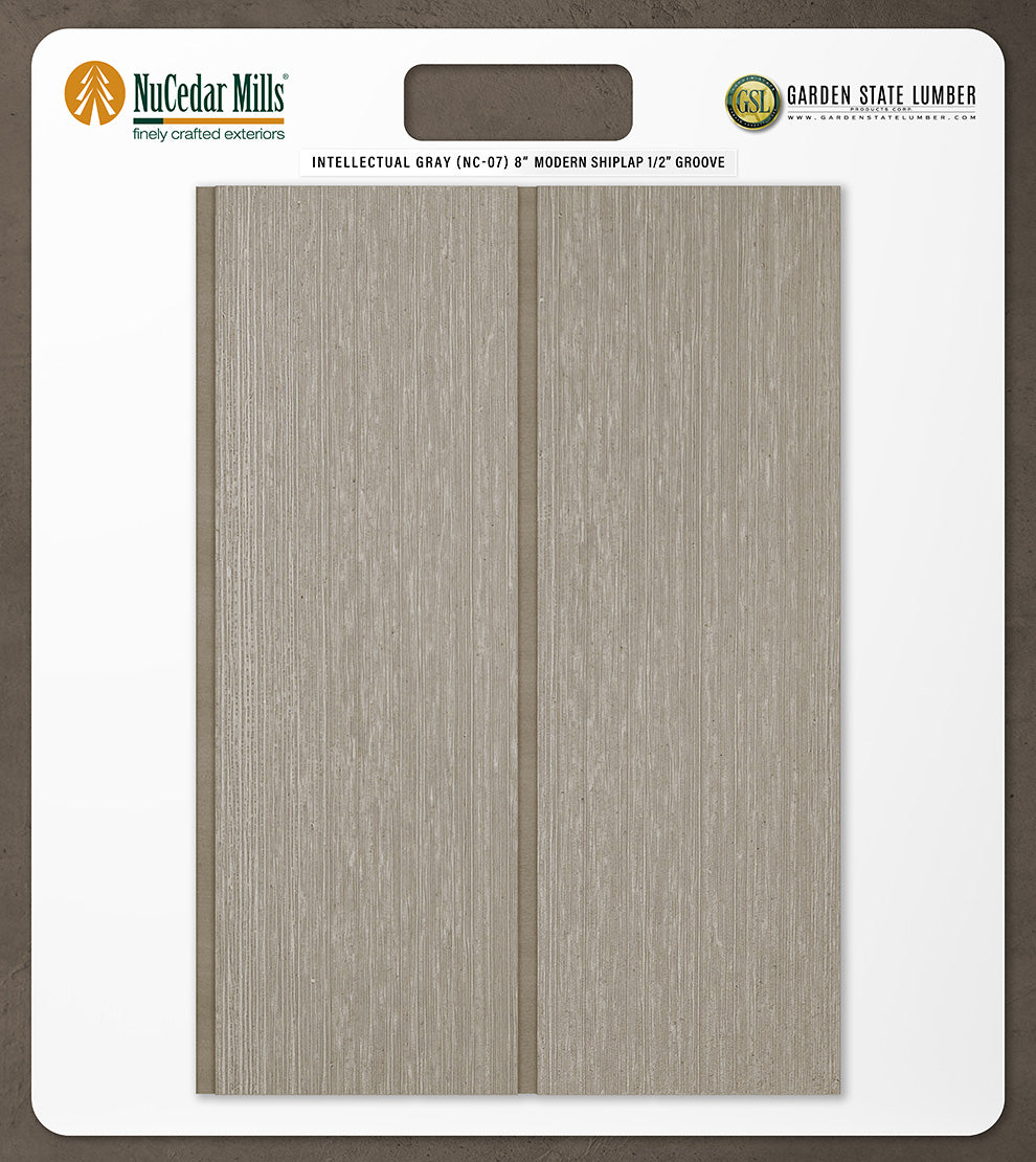 8″ RoughSawn T&G Modern Shiplap Strips - 2' x 2' Display