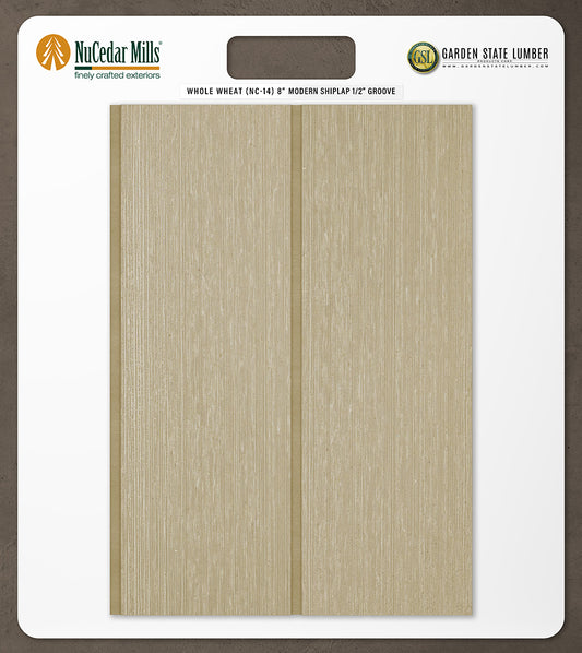 8″ RoughSawn T&G Modern Shiplap Strips - 2' x 2' Display