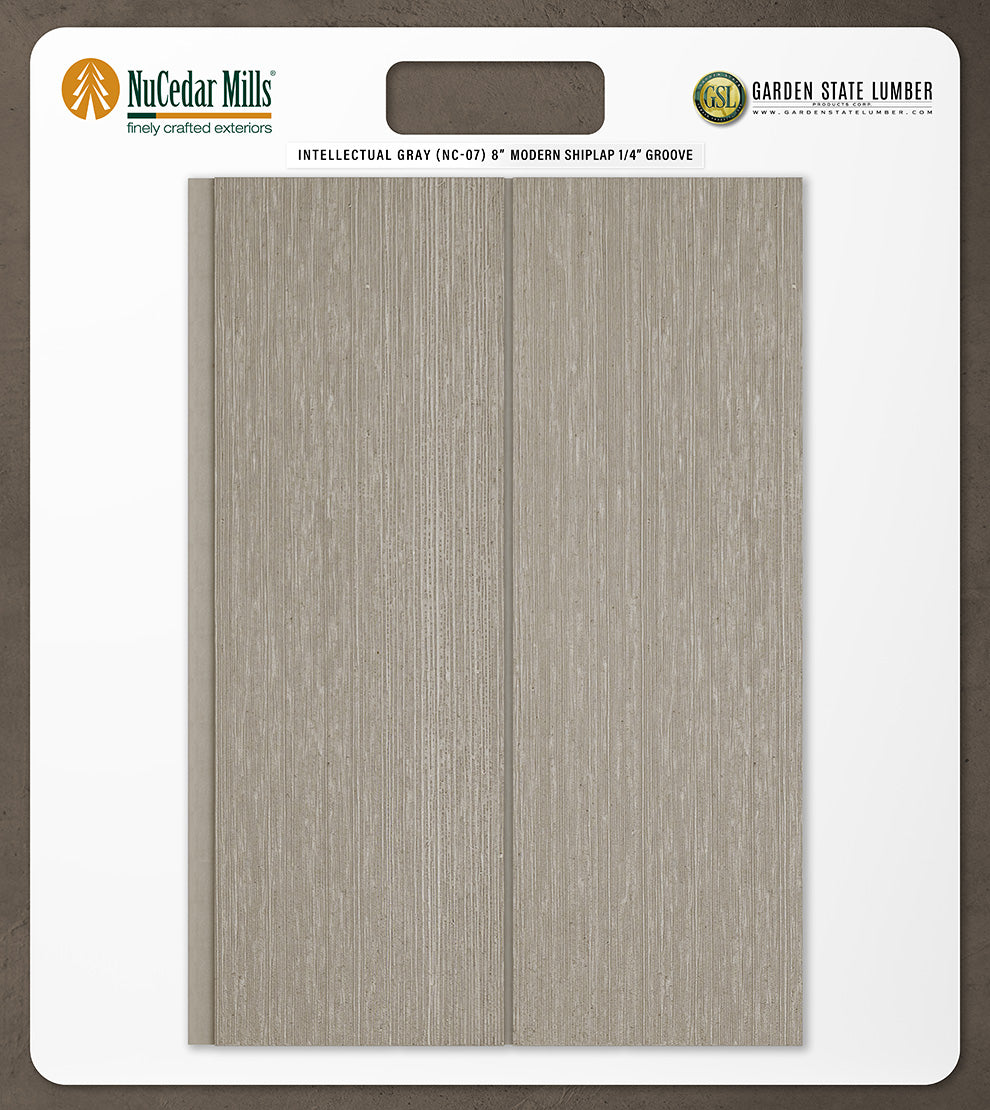 8″ RoughSawn T&G Modern Shiplap Strips - 2' x 2' Display