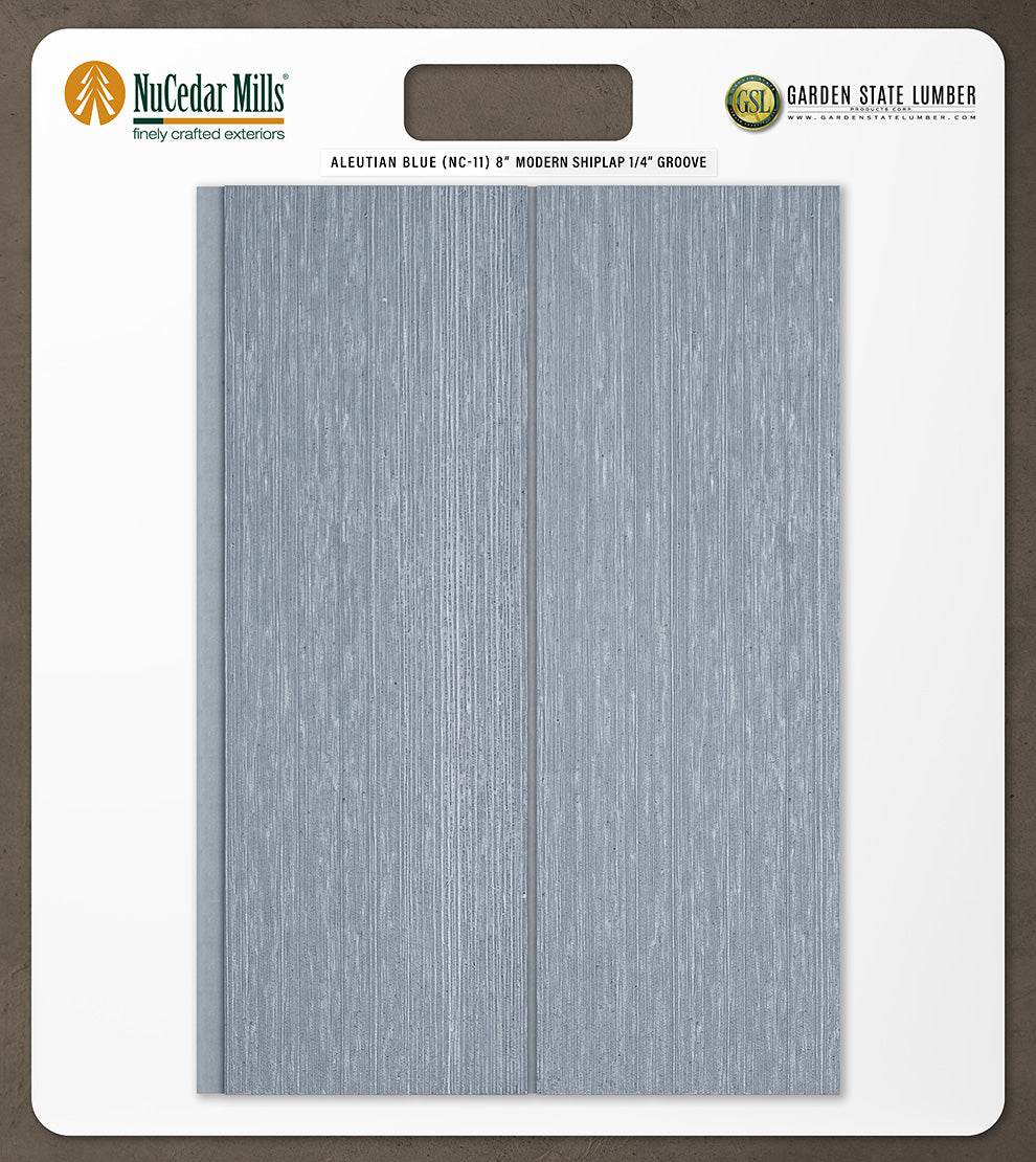 8″ RoughSawn T&G Modern Shiplap Strips - 2' x 2' Display