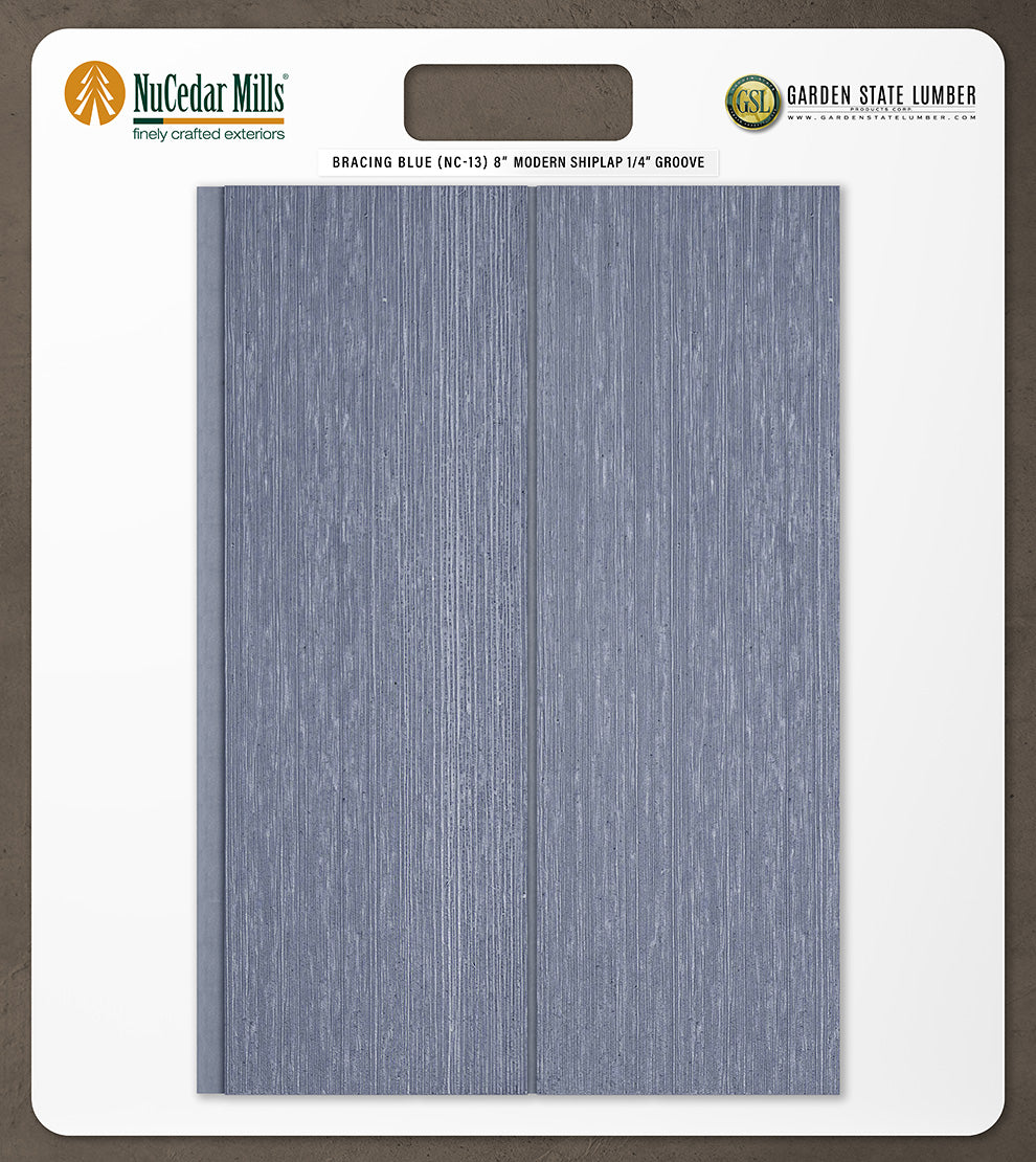 8″ RoughSawn T&G Modern Shiplap Strips - 2' x 2' Display