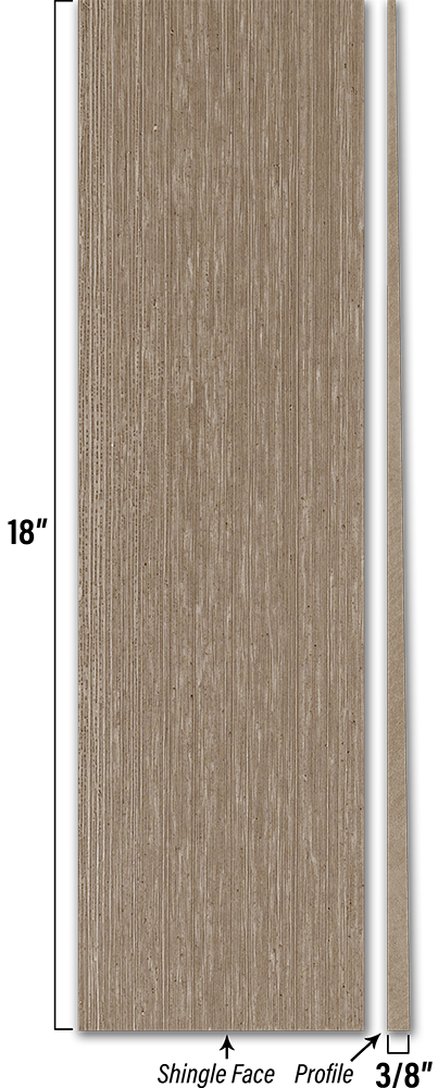 RoughSawn Shingle - Individual