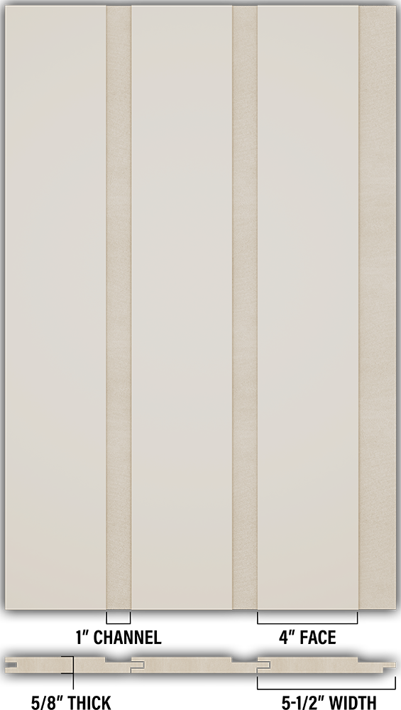 Smooth Channel Rustic - Individual