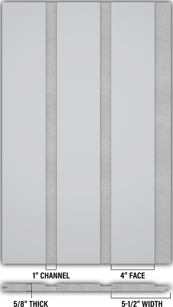 Smooth Channel Rustic - Individual