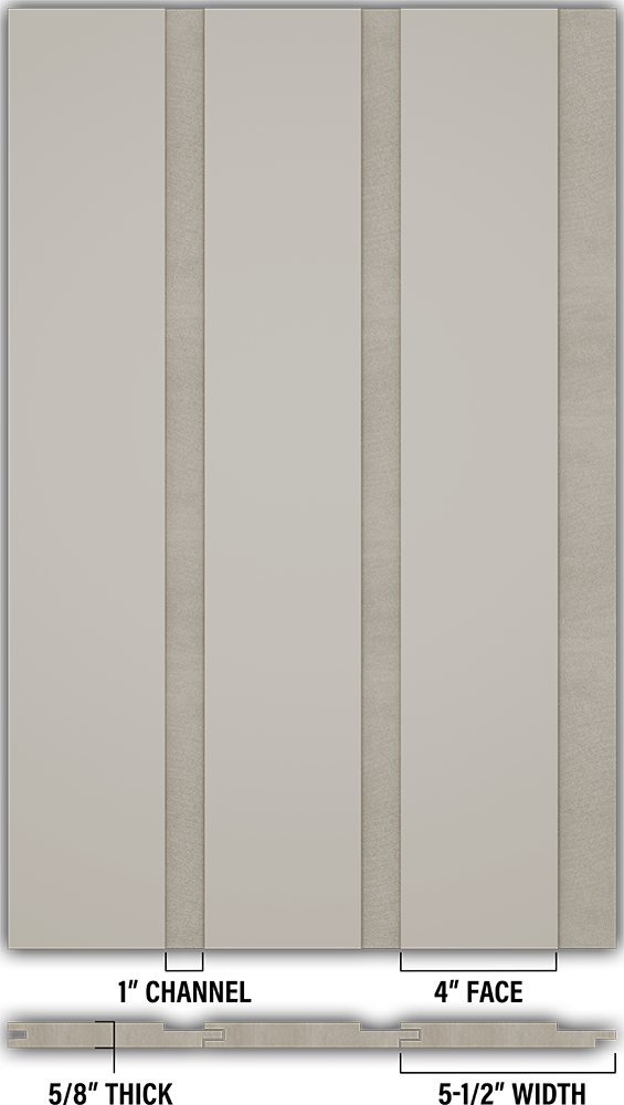 Smooth Channel Rustic - Individual