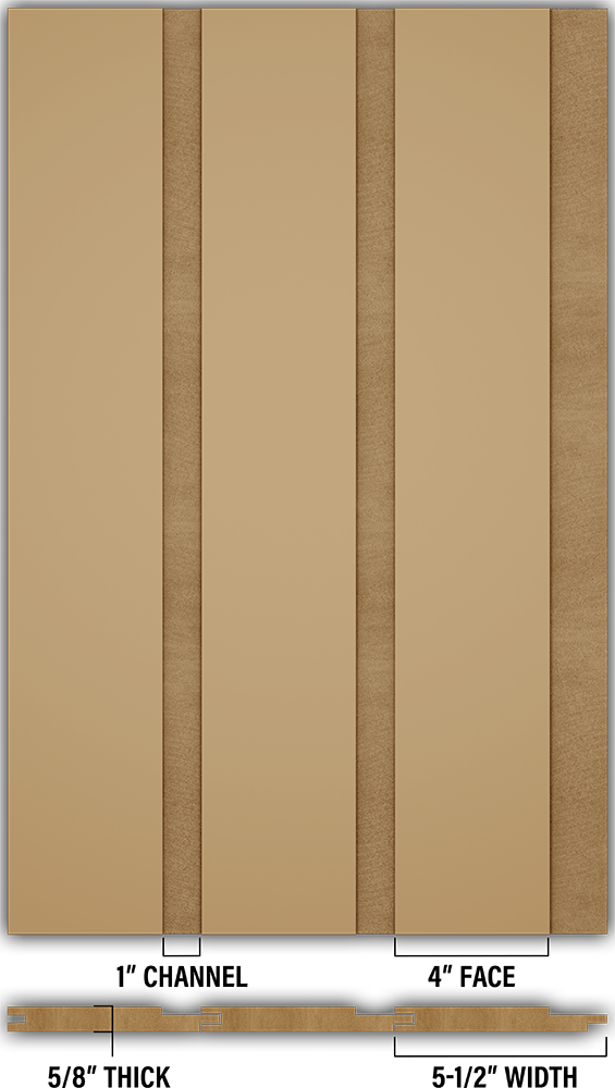 Smooth Channel Rustic - Individual