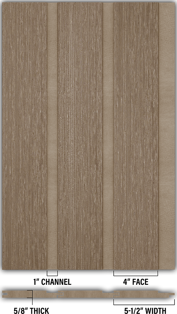 RoughSawn Channel Rustic - Individual