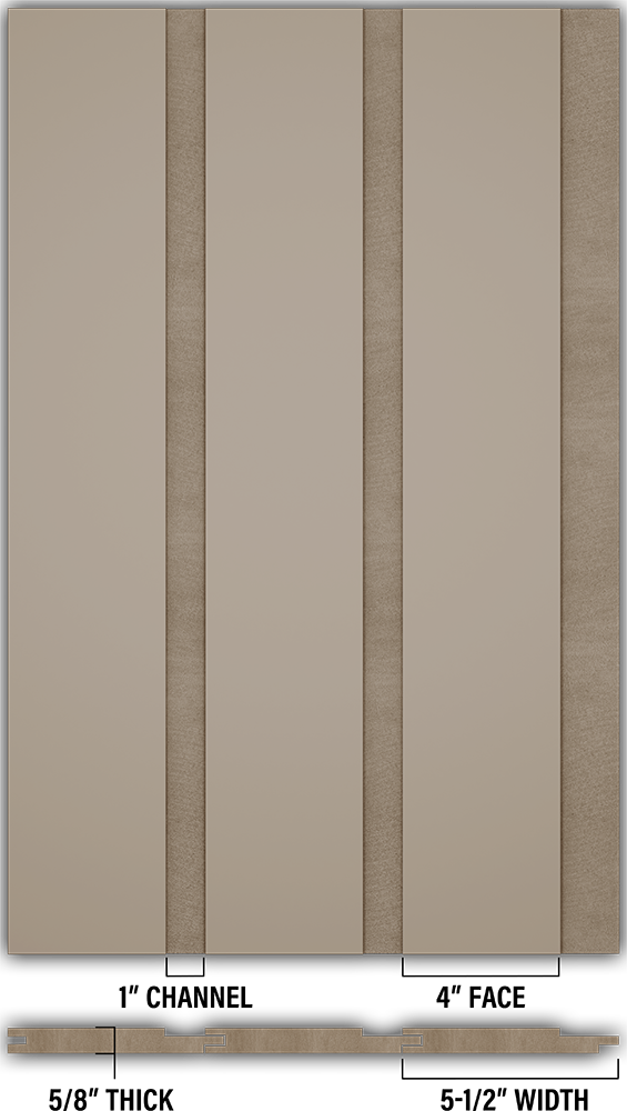 Smooth Channel Rustic - Individual