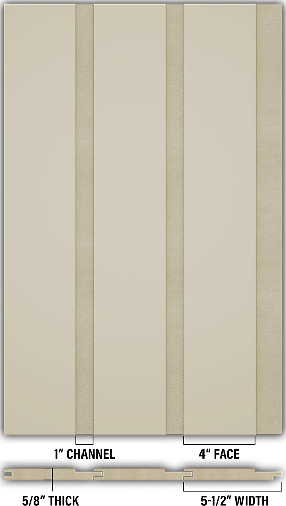 Smooth Channel Rustic - Individual
