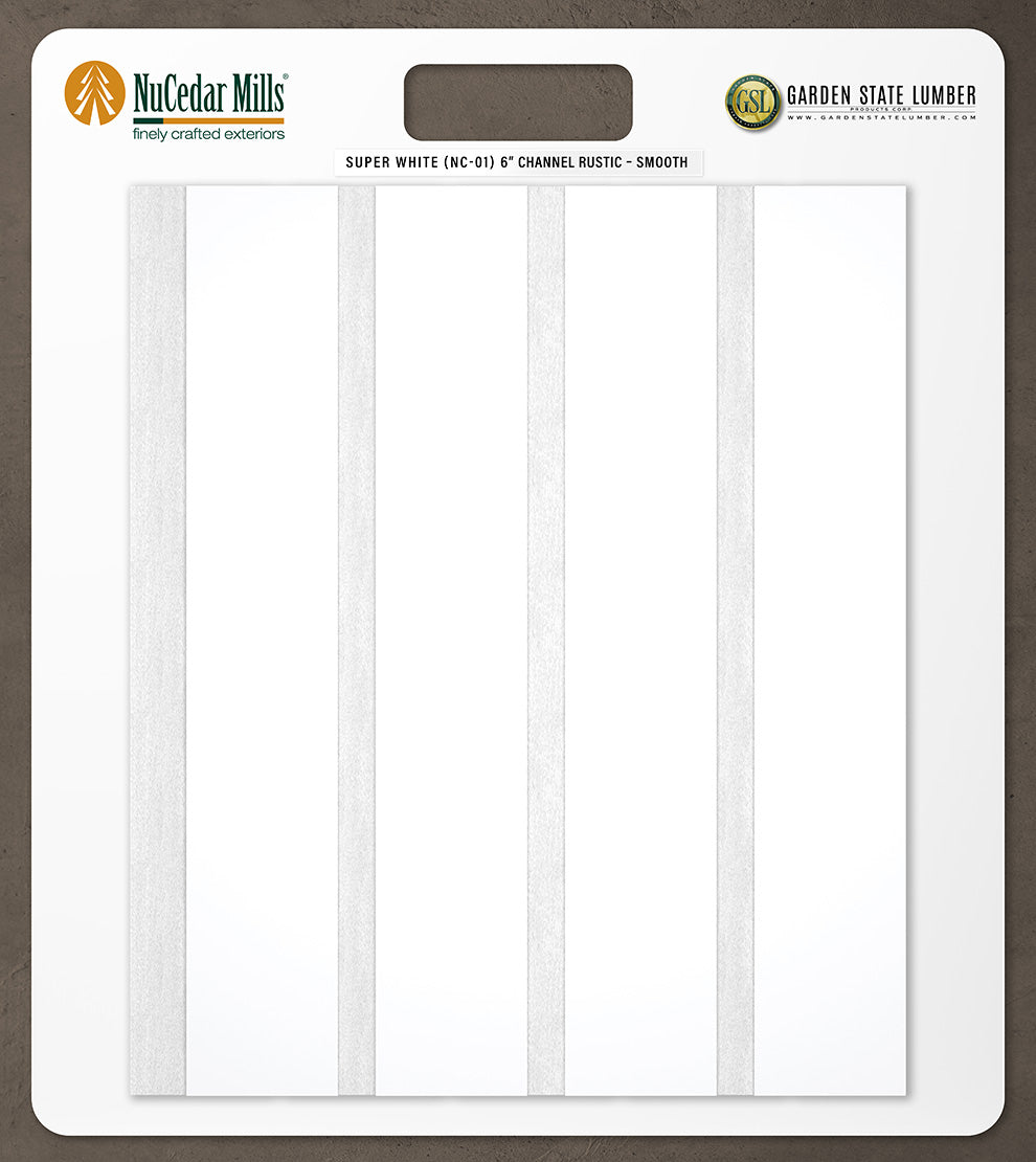 Smooth Channel Rustic - 2' x 2' Display